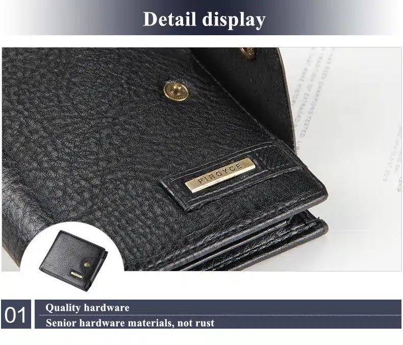 New 2018 Guaranteed Genuine Leather Brand Men Wallets Design Short Small Wallets Male Mens Purses Card Holder Carteras 27