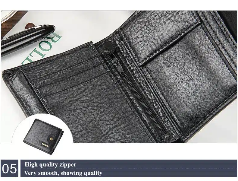 New 2018 Guaranteed Genuine Leather Brand Men Wallets Design Short Small Wallets Male Mens Purses Card Holder Carteras 31