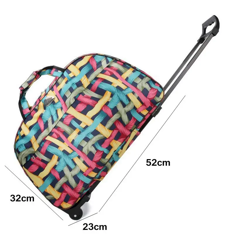 Women Waterproof High capacity Travel Bag Thick Style Rolling Suitcase Trolley Luggage lady Men Travel Bags Suitcase With Wheels 3