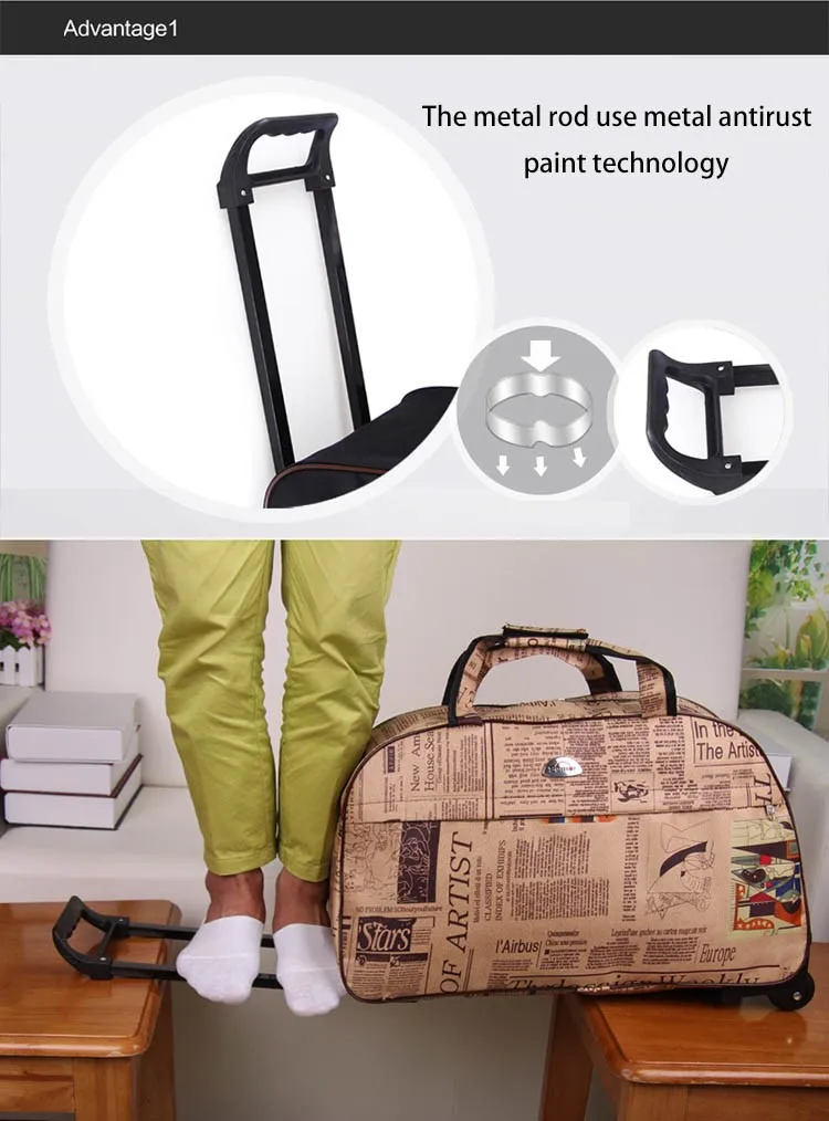 Women Waterproof High capacity Travel Bag Thick Style Rolling Suitcase Trolley Luggage lady Men Travel Bags Suitcase With Wheels 8