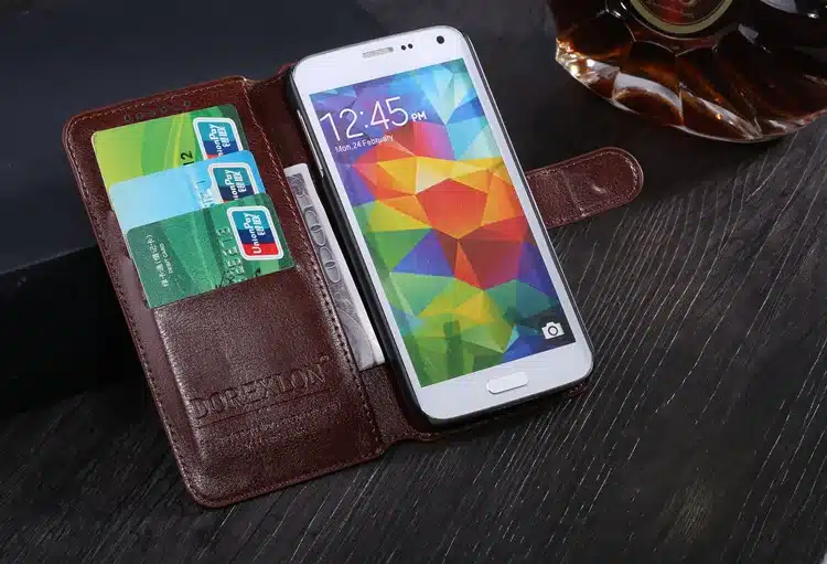 Leather Case For Samsung Galaxy S2 i9100 SII S II Phone Bag Cover with Card Holder Flip Coque For Samsung Galaxy S2 Plus i9105 2