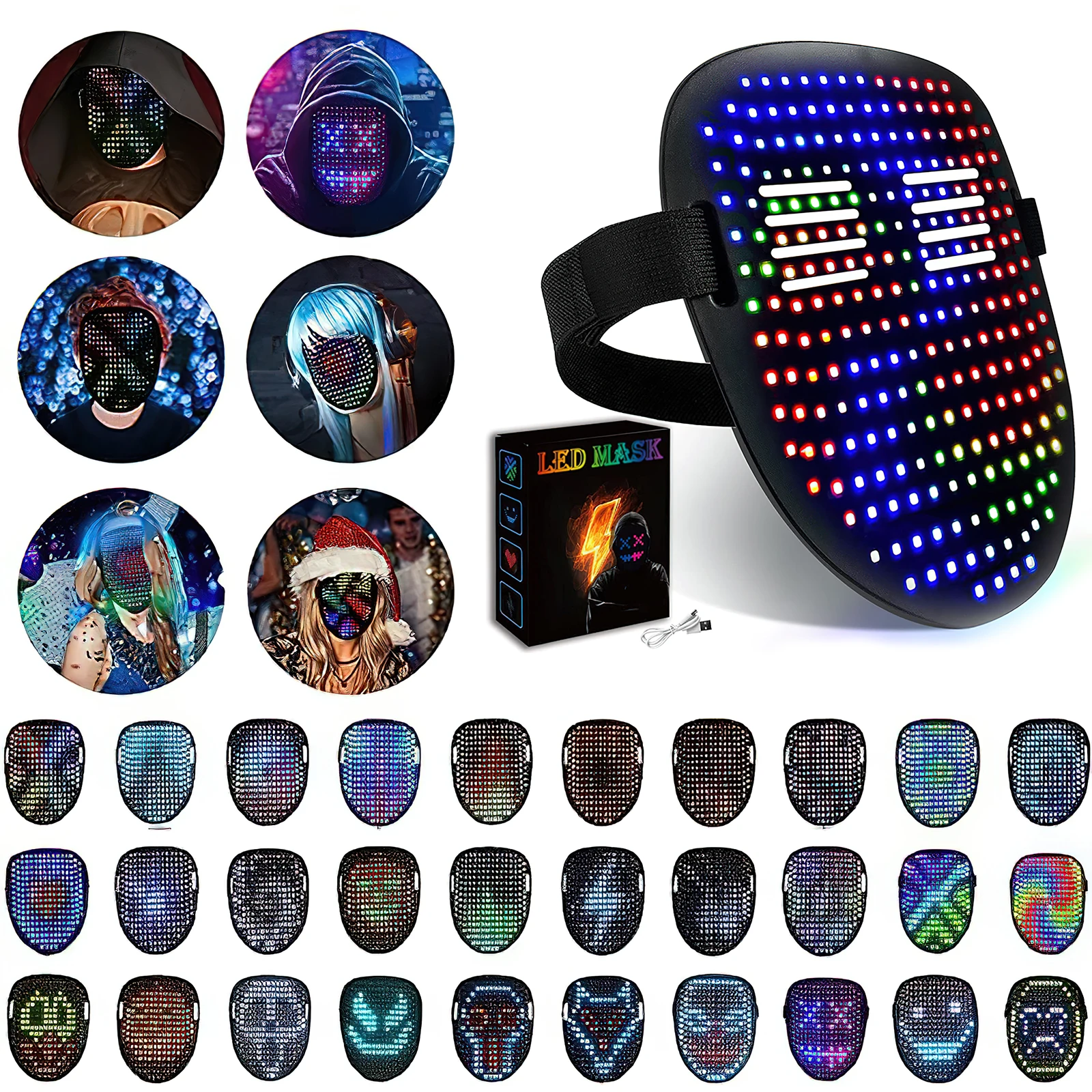 LED tuledega mask | kujundav pilt e-kaubamaja pildikogust