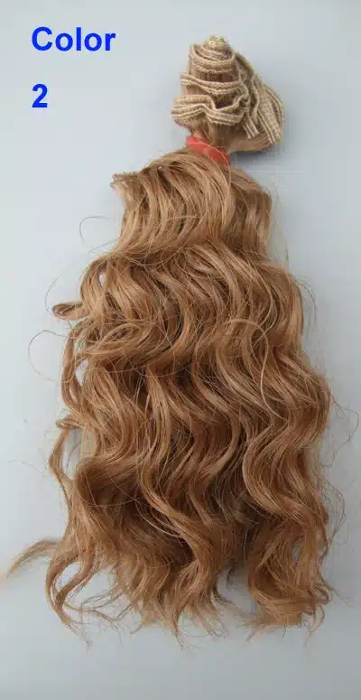 15 CM 25cm doll wigs heat resistant deep wave hair for blyth doll 1/3 1/4 1/6 BJD diy cloth doll wigs 14