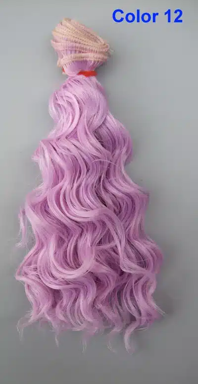 15 CM 25cm doll wigs heat resistant deep wave hair for blyth doll 1/3 1/4 1/6 BJD diy cloth doll wigs 24