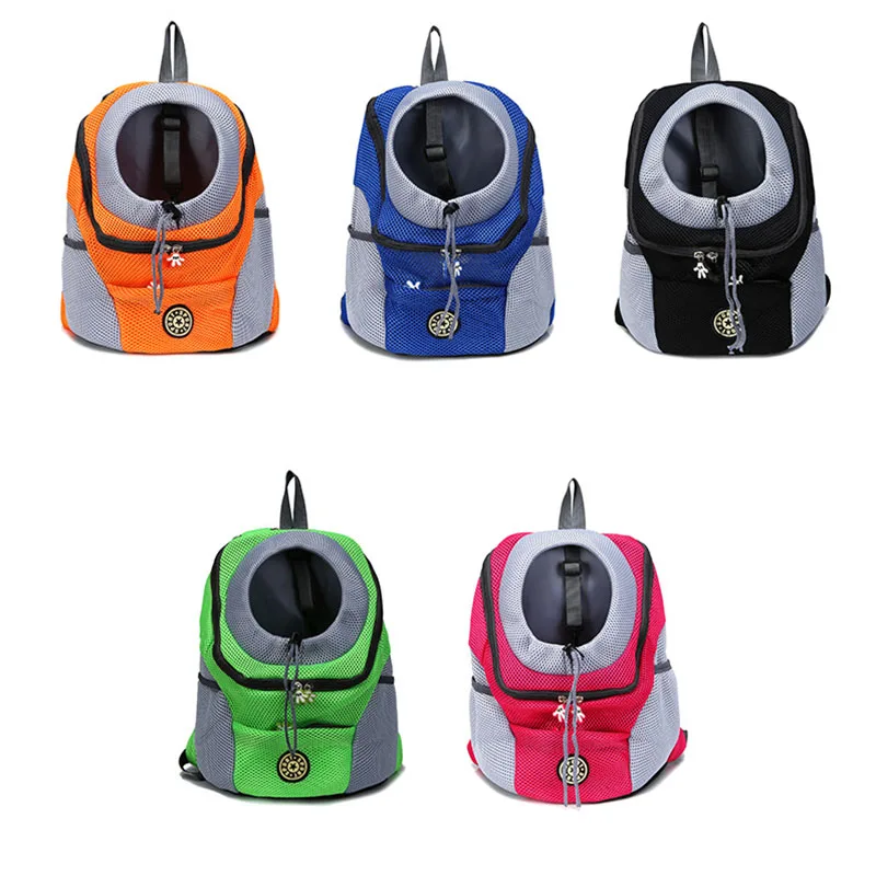Venxuis Outdoor Pet Dog Carrier Bag Pet Dog Front Bag New Out Double Shoulder Portable Travel Backpack Mesh Backpack Head 10