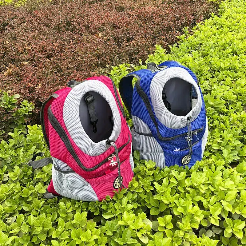 Venxuis Outdoor Pet Dog Carrier Bag Pet Dog Front Bag New Out Double Shoulder Portable Travel Backpack Mesh Backpack Head 21