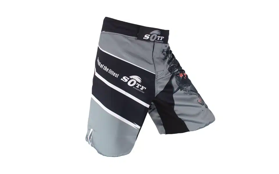 SOTF men's Japanese warrior gray sports fitness angle pants Tiger Muay Thai boxing shorts mma short kickboxing boxeo pretorian 5