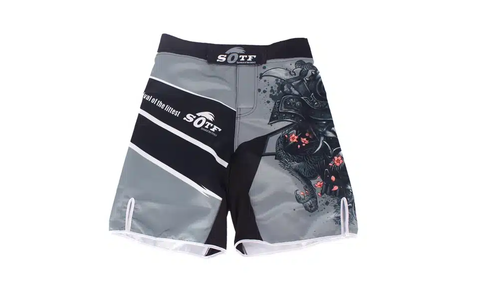 SOTF men's Japanese warrior gray sports fitness angle pants Tiger Muay Thai boxing shorts mma short kickboxing boxeo pretorian 6