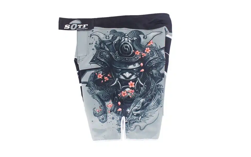 SOTF men's Japanese warrior gray sports fitness angle pants Tiger Muay Thai boxing shorts mma short kickboxing boxeo pretorian 7