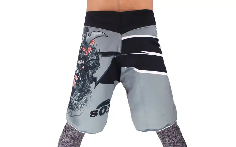 SOTF men's Japanese warrior gray sports fitness angle pants Tiger Muay Thai boxing shorts mma short kickboxing boxeo pretorian 12