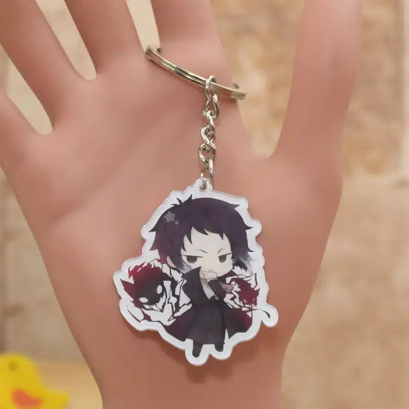 Anime Bungou Stray Dogs Atsushi Nakajima Acrylic Keychain 6 Styles Pendant Key Accessories XS-2 3