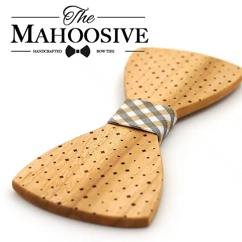 Mahoosive Fashion Men Wooden Bow Tie Accessory Wedding Event Hardwood Wood Bow Tie For Men Butterfly Neck Ties krawatte Gravata 9