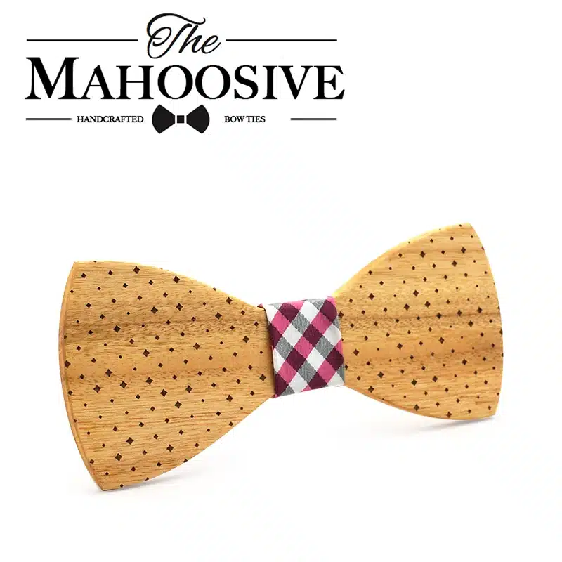 Mahoosive Fashion Men Wooden Bow Tie Accessory Wedding Event Hardwood Wood Bow Tie For Men Butterfly Neck Ties krawatte Gravata 12