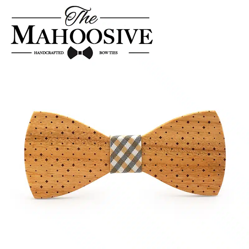 Mahoosive Fashion Men Wooden Bow Tie Accessory Wedding Event Hardwood Wood Bow Tie For Men Butterfly Neck Ties krawatte Gravata 15