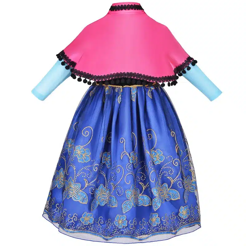 Frozen Dresses Princess Anna Dress for Girls Wedding Birthday Party Clothes Frozen Elsa Anna Cosplay Costumes Elza Elsa Dress 3