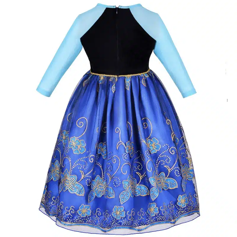 Frozen Dresses Princess Anna Dress for Girls Wedding Birthday Party Clothes Frozen Elsa Anna Cosplay Costumes Elza Elsa Dress 5