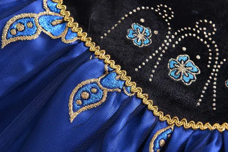 Frozen Dresses Princess Anna Dress for Girls Wedding Birthday Party Clothes Frozen Elsa Anna Cosplay Costumes Elza Elsa Dress 12