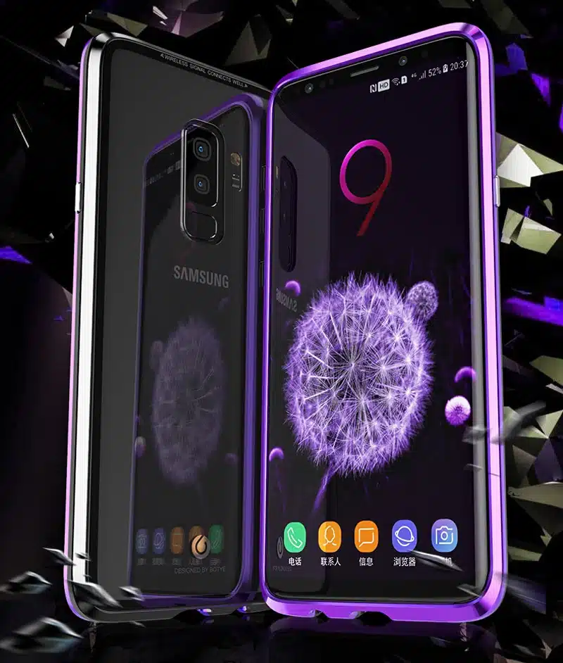 Magnetic Case sFor Samsung Galaxy S10 Plus S9 S8 Note 9 8 Metal Bumper Glass Cover For Galaxy coque Samsung S10 Plus Case S9Plus 3
