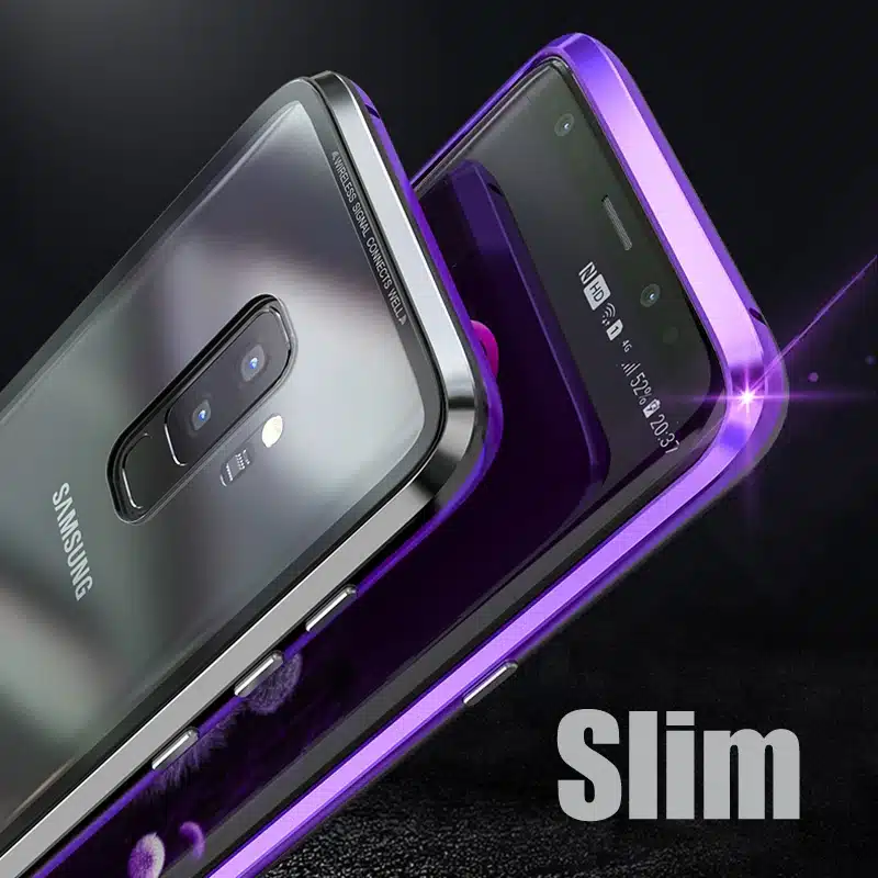 Magnetic Case sFor Samsung Galaxy S10 Plus S9 S8 Note 9 8 Metal Bumper Glass Cover For Galaxy coque Samsung S10 Plus Case S9Plus 6