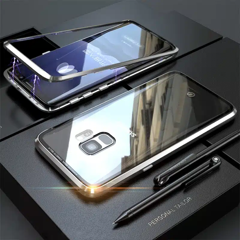 Magnetic Case sFor Samsung Galaxy S10 Plus S9 S8 Note 9 8 Metal Bumper Glass Cover For Galaxy coque Samsung S10 Plus Case S9Plus 13