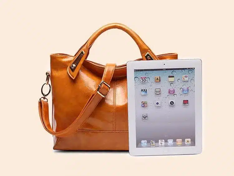 Women Oil Wax Leather Designer Handbags High Quality Shoulder Bags Ladies Handbags Fashion brand PU leather women bags WLHB1398 16