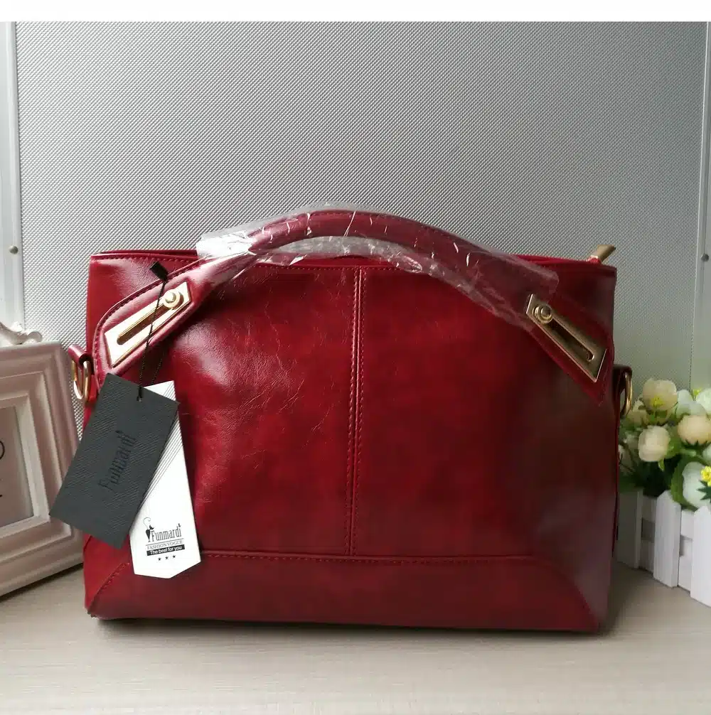 Women Oil Wax Leather Designer Handbags High Quality Shoulder Bags Ladies Handbags Fashion brand PU leather women bags WLHB1398 27