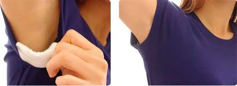 200X ( 100 Pairs ) Summer Deodorants Cotton Pads Underarm Armpit Sweat Pads Dress Disposable Stop Sweat Shield Guard Absorbing 21