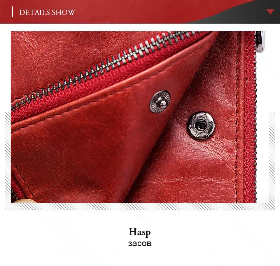 GZCZ 2019 Fashion Women Wallet Genuine Leather Zipper Design Female Short Rfid Purse With ID Card Holder Coin Pockets Mini Walet 24