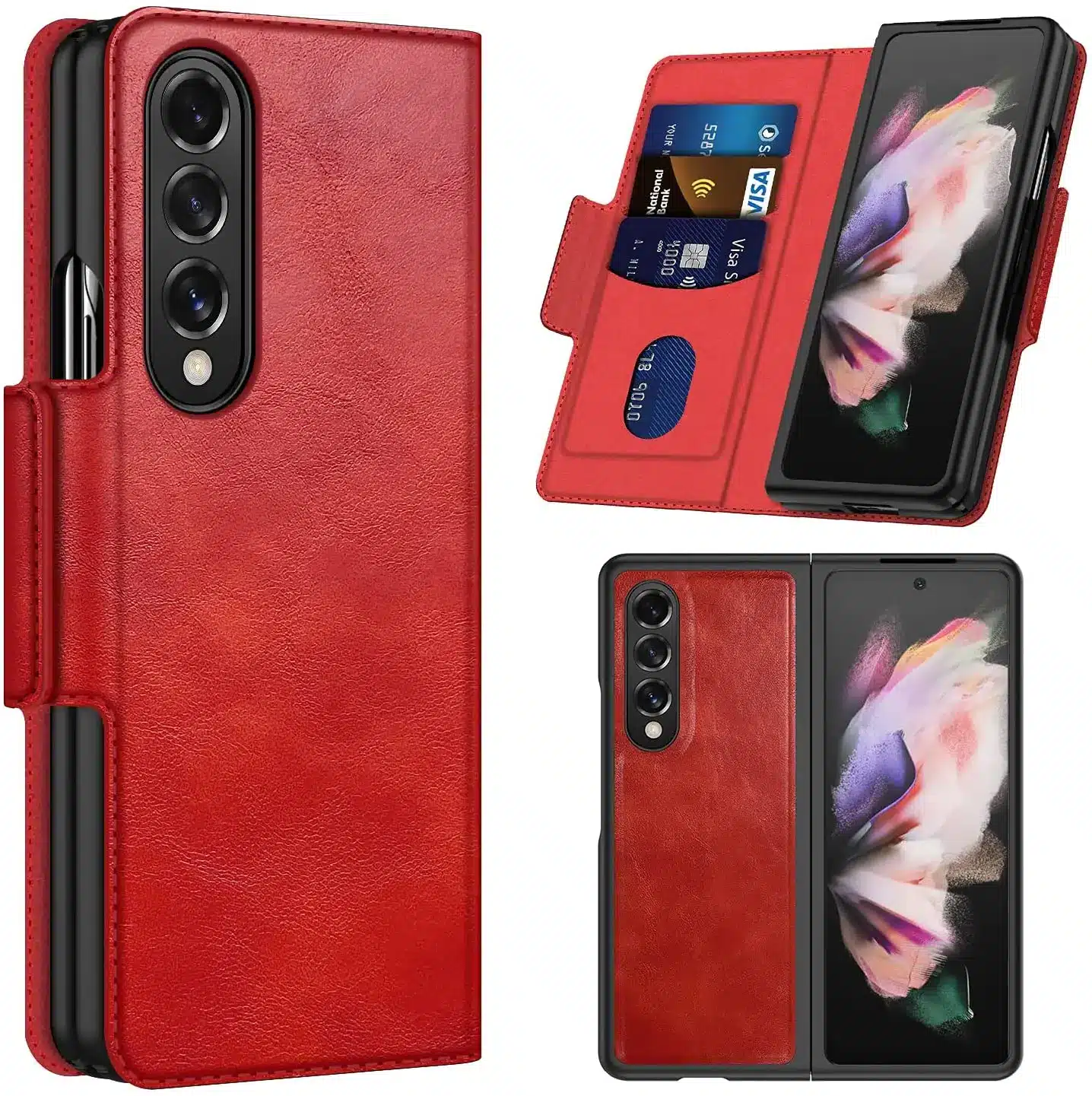 Nahast Samsung Galaxy Z Fold 3 kaaned