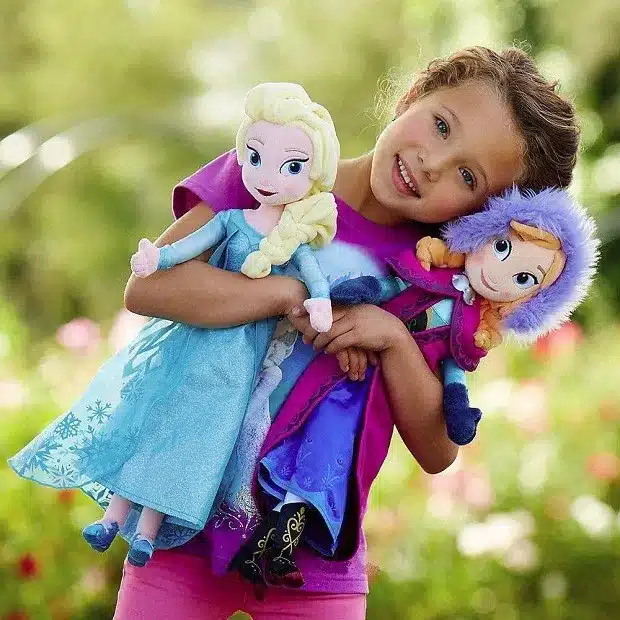 50 CM Snow Queen Elsa Stuffed Doll Princess Anna Elsa Doll Toys Stuffed Plush Kids Toys Gift 1
