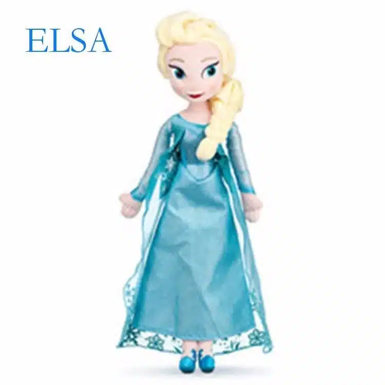50 CM Snow Queen Elsa Stuffed Doll Princess Anna Elsa Doll Toys Stuffed Plush Kids Toys Gift 4