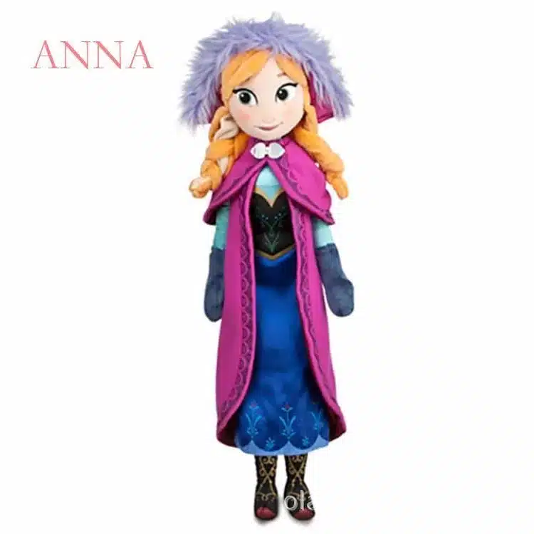 50 CM Snow Queen Elsa Stuffed Doll Princess Anna Elsa Doll Toys Stuffed Plush Kids Toys Gift 5