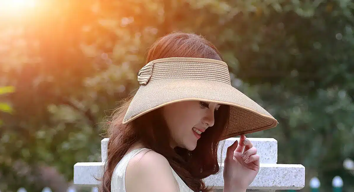 COKK Brand New Spring Summer Visors Cap Foldable Wide Large Brim Sun Hat Beach Hats for Women Straw Hat Wholesale Chapeau 7