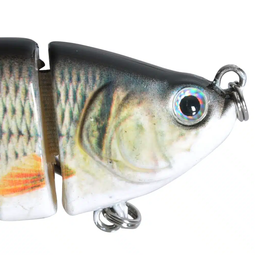 Piscifun Fishing Lure 10cm 20g 3D Eyes 6-Segment Lifelike Fishing Hard Lure Crankbait With 2 Hook Fishing Baits Pesca Cebo 6