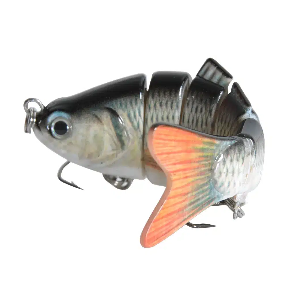 Piscifun Fishing Lure 10cm 20g 3D Eyes 6-Segment Lifelike Fishing Hard Lure Crankbait With 2 Hook Fishing Baits Pesca Cebo 7