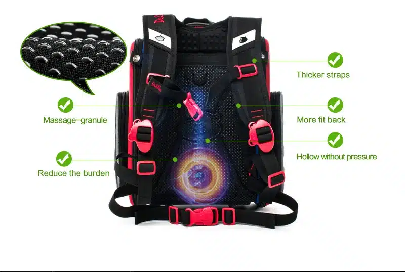 delune Brand 1-3 grade orthopedic school bags pattern for boys cars EVA Folded Children Primary School Backpack Mochila Infantil 5