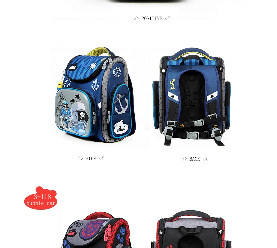 delune Brand 1-3 grade orthopedic school bags pattern for boys cars EVA Folded Children Primary School Backpack Mochila Infantil 21