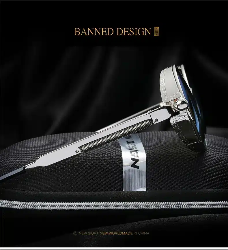 2019 HD polarized round metal sunglasses uv400 men's sun glasses feminin women's vintage gafas de sol metal GOGGLES with box 56
