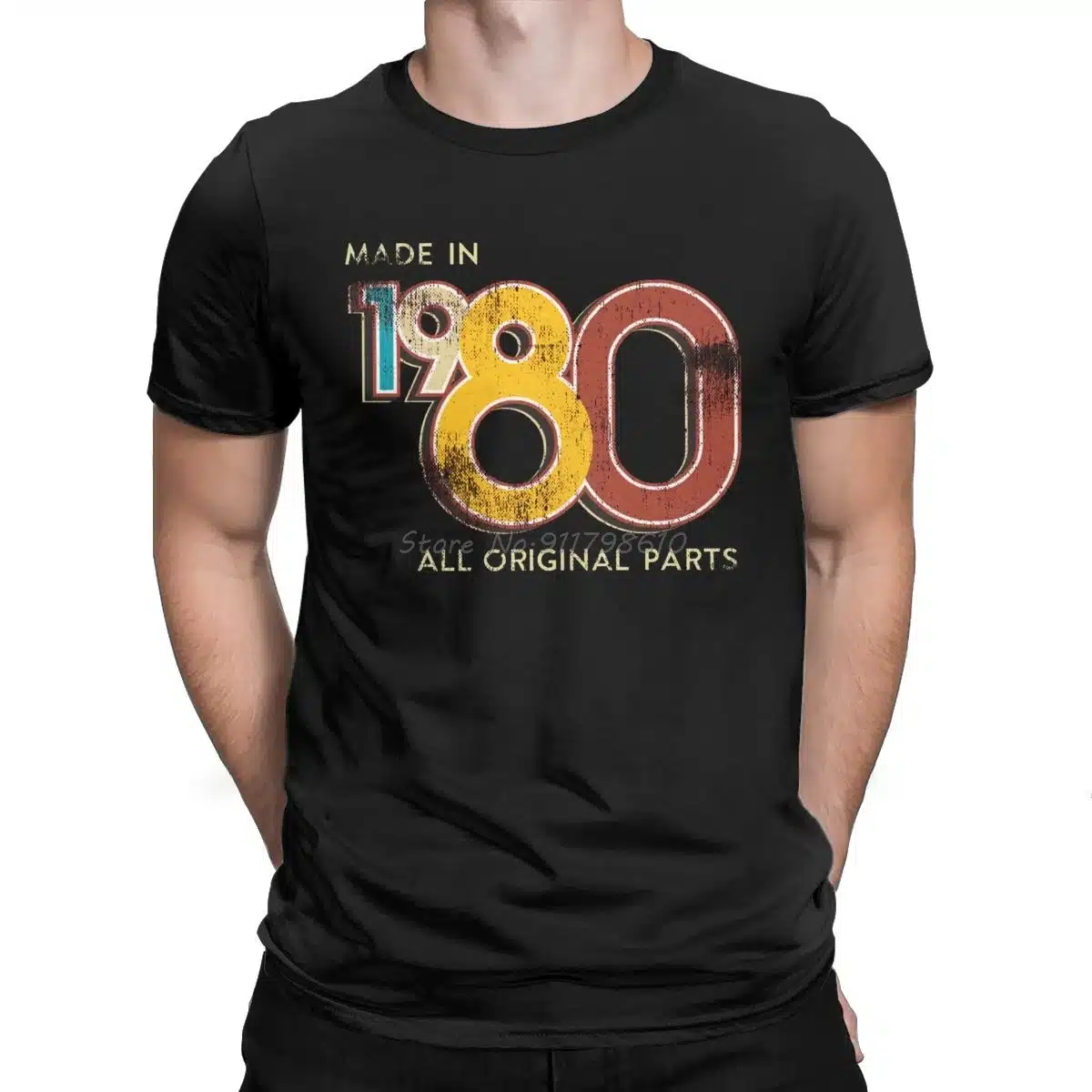T-särk kirjaga "1980" | kujundav pilt e-kaubamaja pildikogust