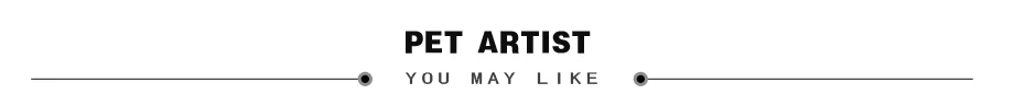 must ja valge tekstiga disain, millel on kiri 'pet artist you may like'