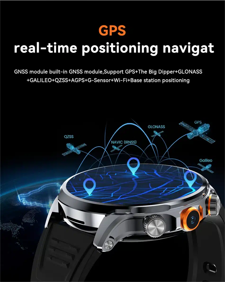must rihmaga nutikell GPS funktsiooniga