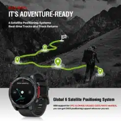 must nutikell GPS funktsiooniga mägisel maastikul