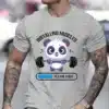 Meeste T-särk pandaga