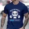 Meeste T-särk pandaga
