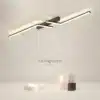 must ja valge LED laevalgusti minimalistliku disainiga