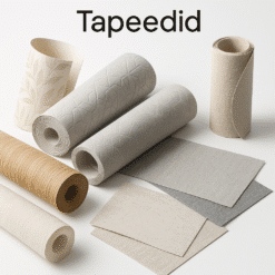 Erinevat tüüpi tapeedid, sealhulgas klassikaline paber tapeet ja moderne 3D tapeet