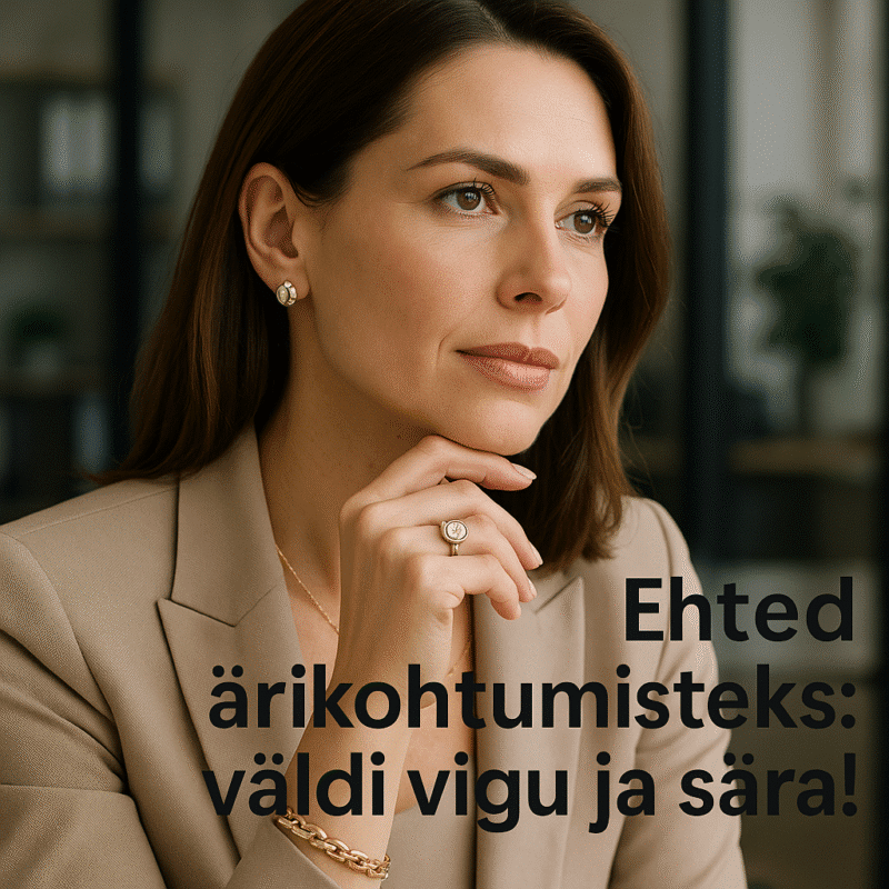 Kuidas valida ehteid ärikohtumisteks? | E-pood Tootemaailm Naine stiilsete ehetega ärikohtumisel