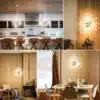Kristalllaelamp ilutulestiku efektiga | E-pood Tootemaailm Kristalllaelamp, mis imiteerib ilutulestiku efekti, ripub stiilses ja kaasaegses interjööris. Lamp koosneb sädelevatest kristallidest, mis kiirgavad sooja valgust. Taustaks on elegantne köök ja elutuba, mis rõhutavad lambi ilu ja kaasaegsust.