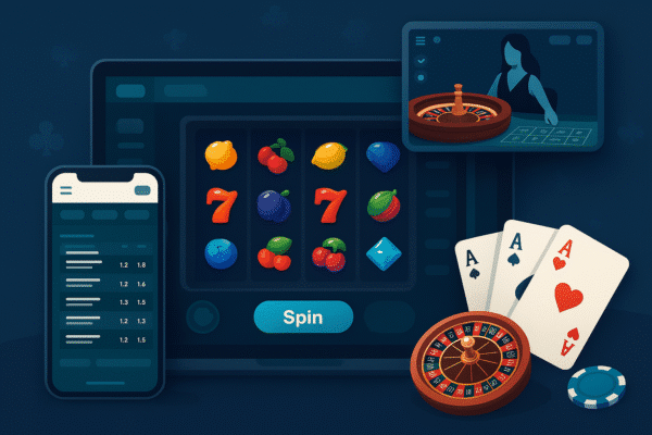 Mobiilirakendus, mänguautomaadid ja kaardimängud NV kasiinos