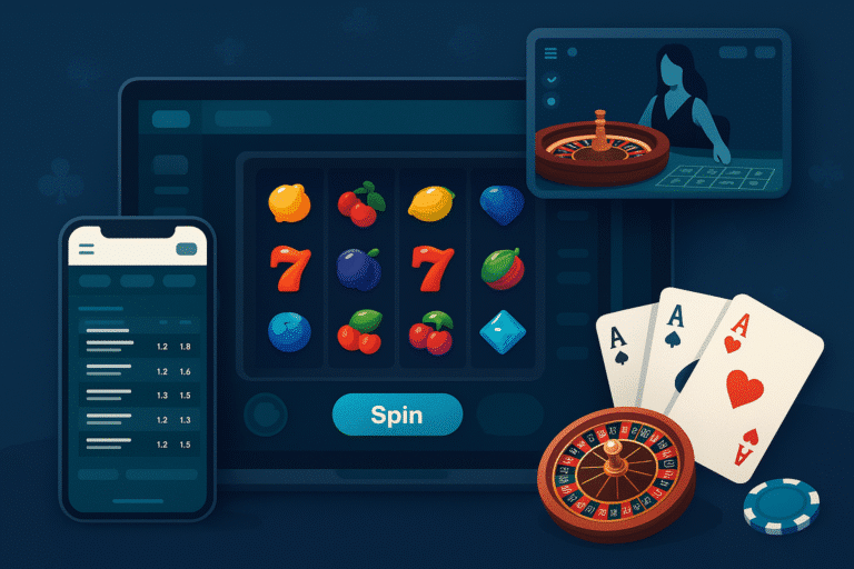 Mobiilirakendus, mänguautomaadid ja kaardimängud NV kasiinos